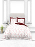 Tuscan Summer 100% Cotton King Size Bedsheet with 2 Pillow Covers -2